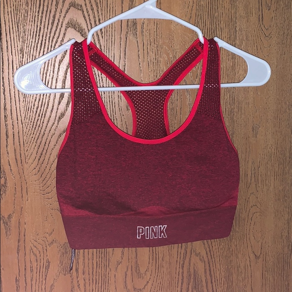 PINK Seamless Lightly Lined Gym Racerback